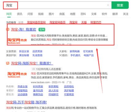淘宝网首页入口