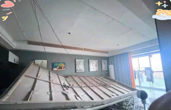 梦见家里吊顶脱落