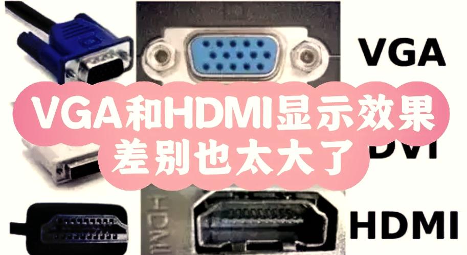 hdmi和vga清晰度一样吗