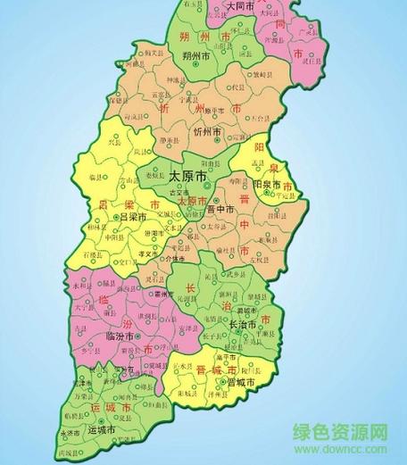 山西地图全图