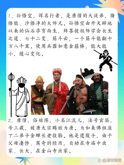 唐僧师徒四人形象分析