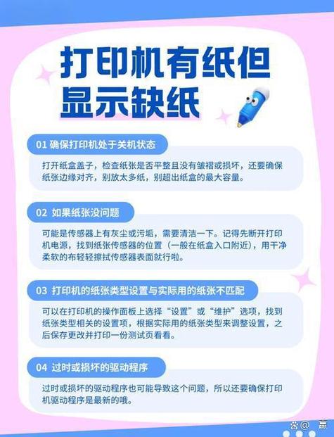打印机老是显示缺纸怎么办