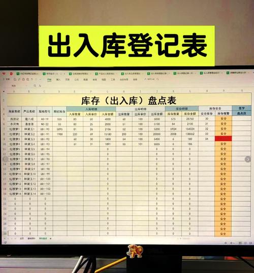 库房入库出库清单表格