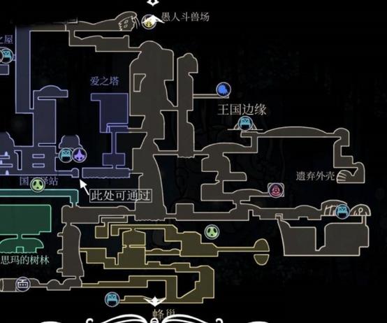 空洞骑士所有技能位置