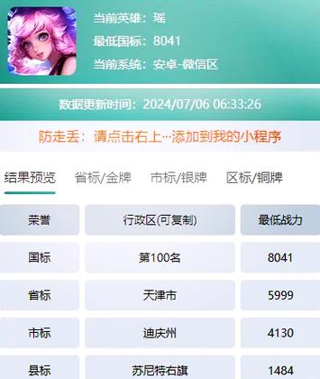 王者荣耀战区改了什么时候生效