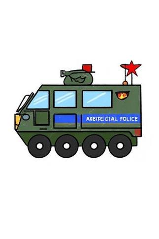 10000种特警车怎么画