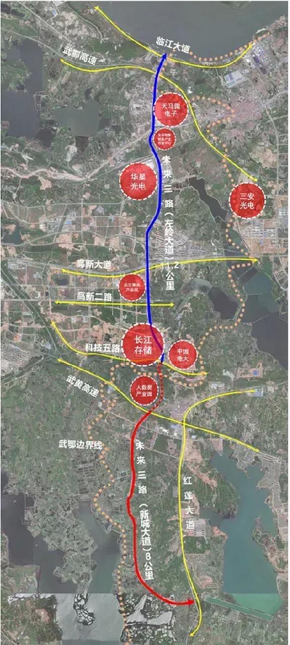 武汉新城未来三路规划截图2