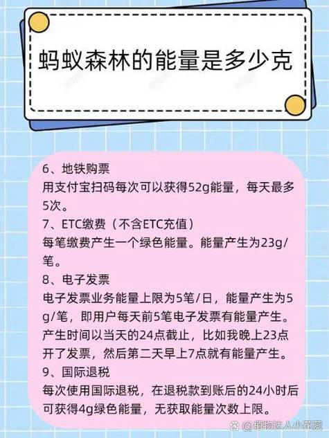 蚂蚁森林5g是消费了什么