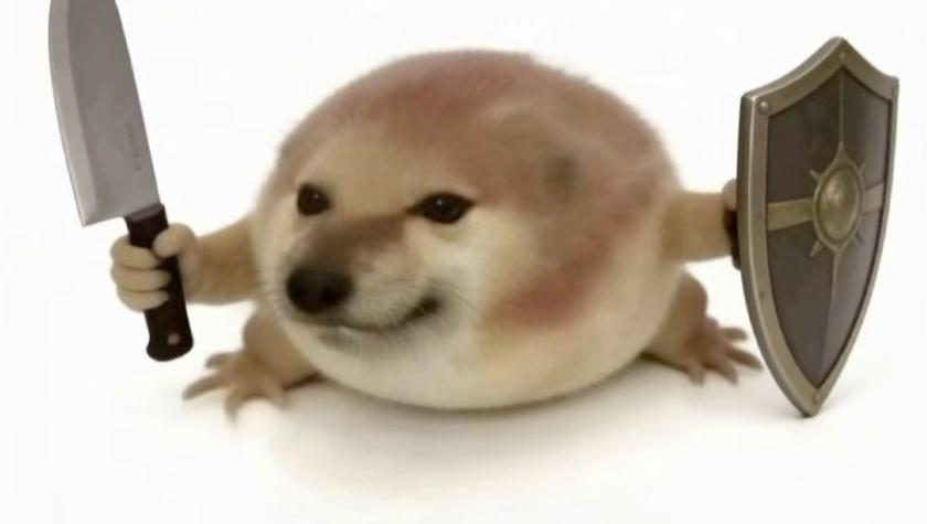 1秒画一只刀盾狗