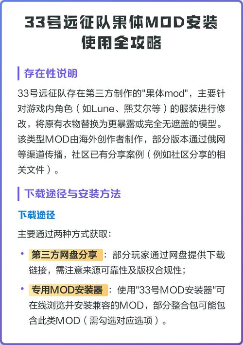 果体MOD使用方法