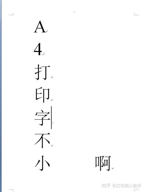 a4纸打印字体大小多少字号合适截图3