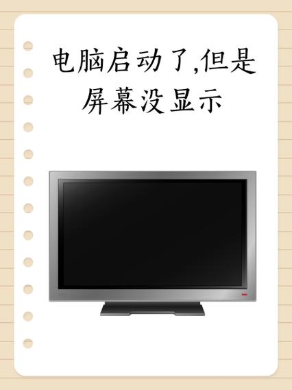 电脑打开显示器不亮