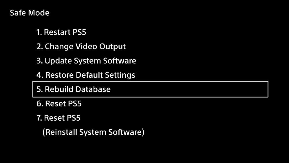 ps5一打开就是安全模式
