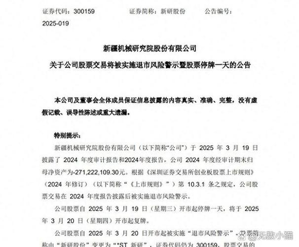 新研股份(300159)股吧