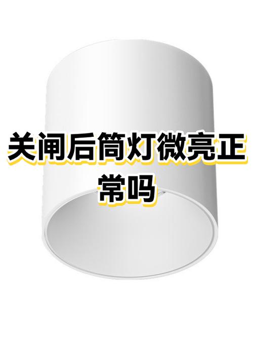 筒灯关了之后还亮