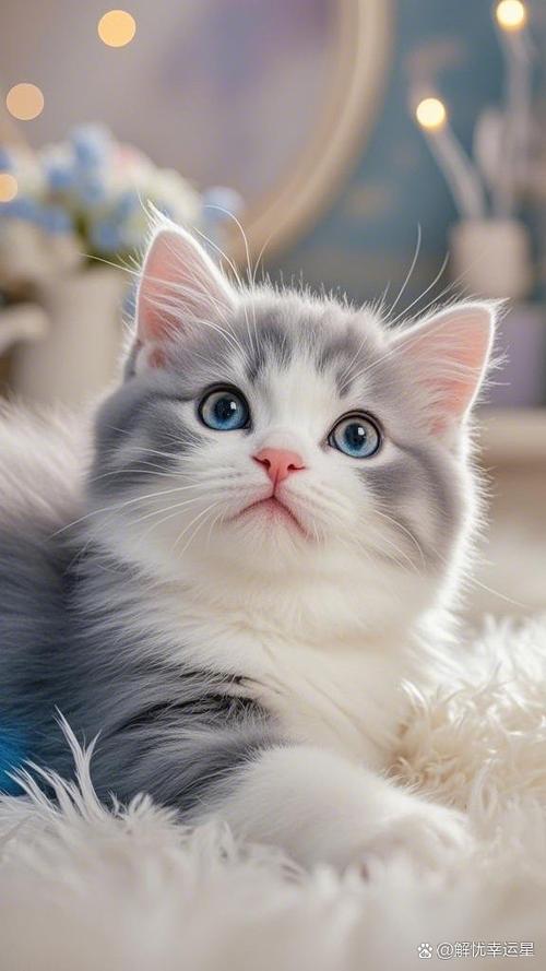 猫咪的图片. 可爱