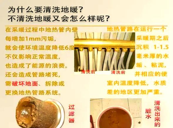 自己怎么清理地暖管道