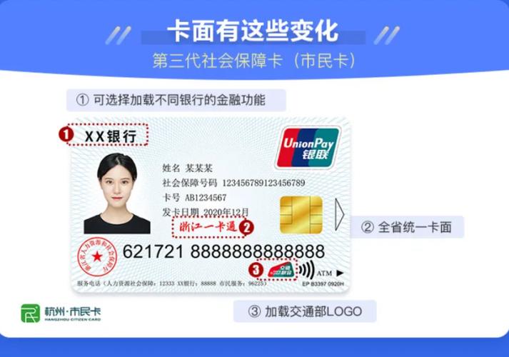 杭州市民卡一代二代三代区别图片
