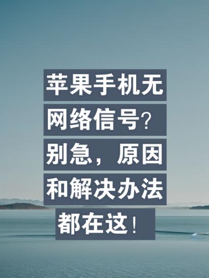 苹果手机7网络不可用怎么回事