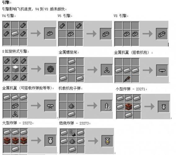 我的世界中怎么造飞机