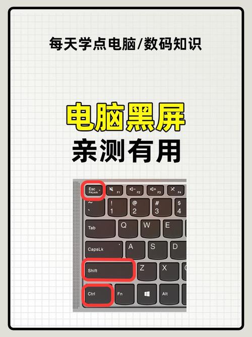 电脑分屏黑屏怎么解决
