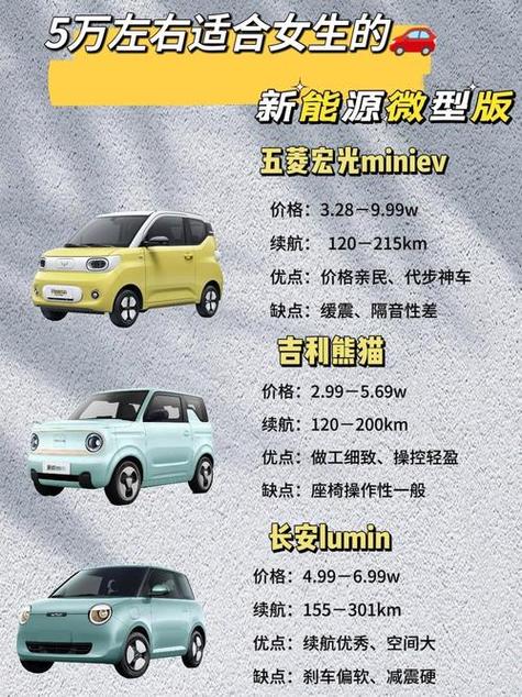 补贴后5万左右的新能源汽车