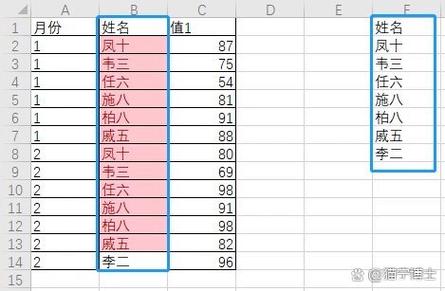 如何根据姓名批量筛选人员信息截图3