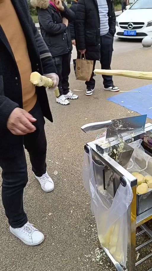 地摊卖甘蔗的技巧