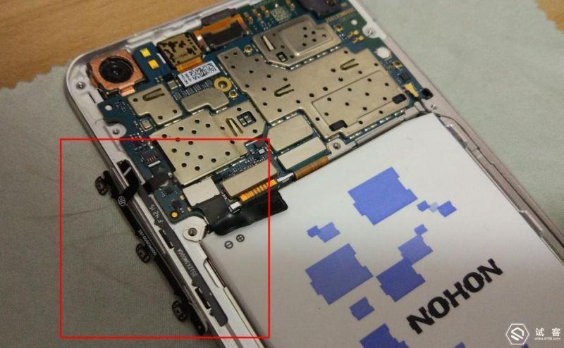小米note3侧键更换