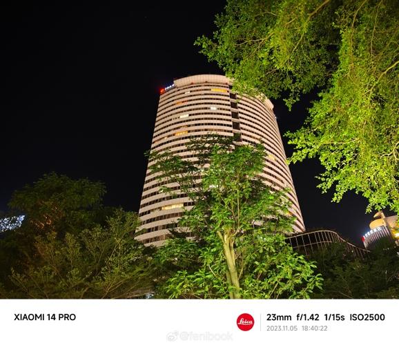 小米14pro夜景啥也拍不到
