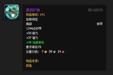 黑色板甲护肩