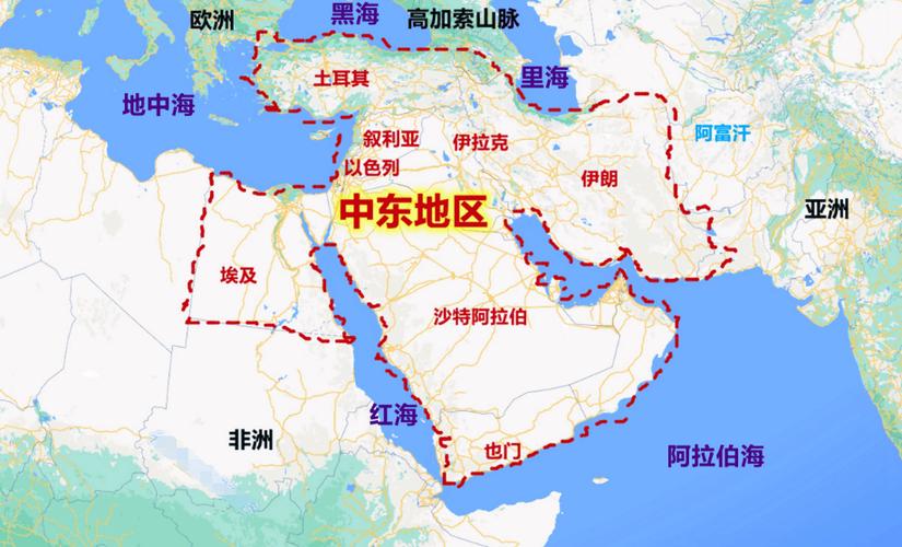 二战前地图中东