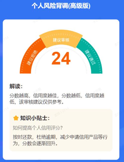 征信大数据评分低怎么恢复截图2