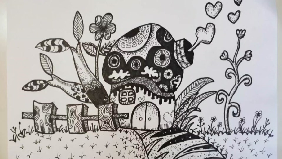 线描画上色