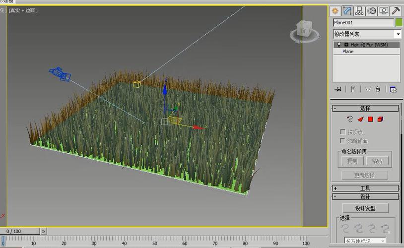 3dmax草地怎么做