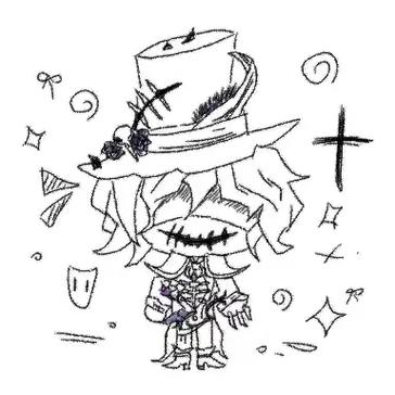 第五人格杰克理发师皮简笔