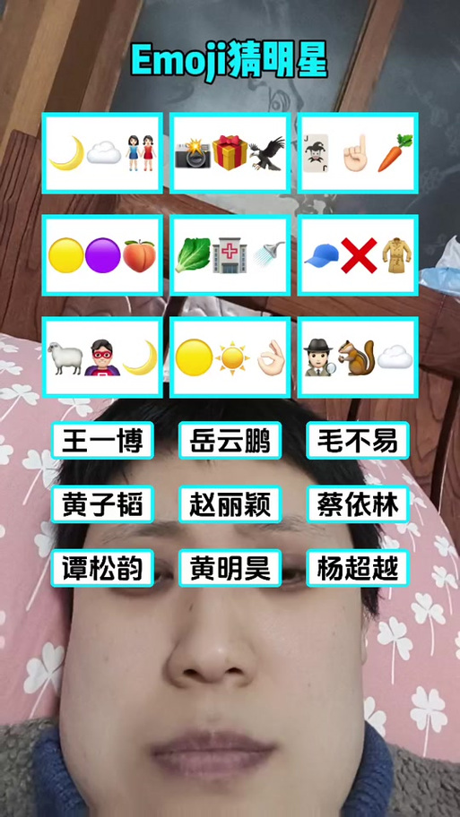 用表情包猜明星名字