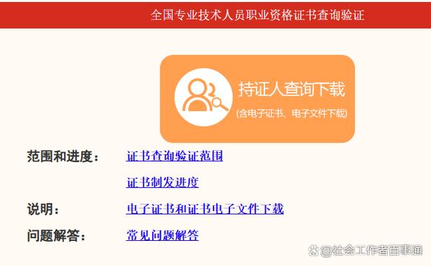 社工证电子证书下载