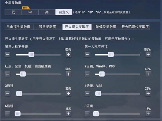 pubg压枪灵敏度