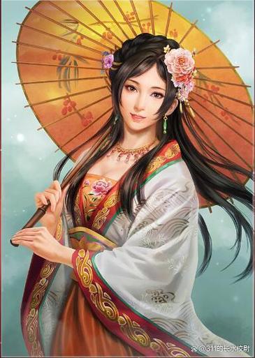 三国志11大乔登场