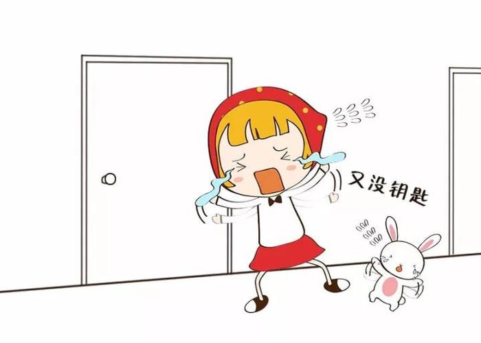 陌生人敲门忘拔钥匙了