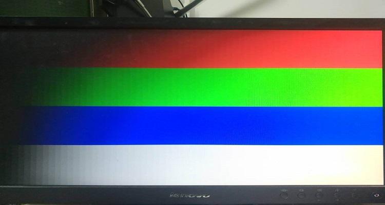 显示屏关机白红绿蓝黑