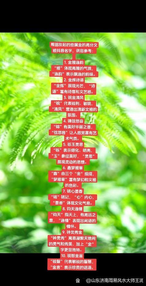 抖音好名字大全