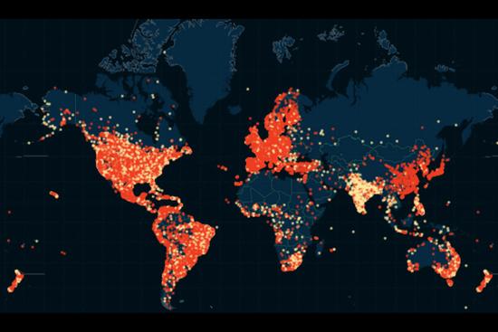 黑客世界地图代码截图2
