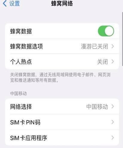 苹果里有些APP不能改蜂窝截图3