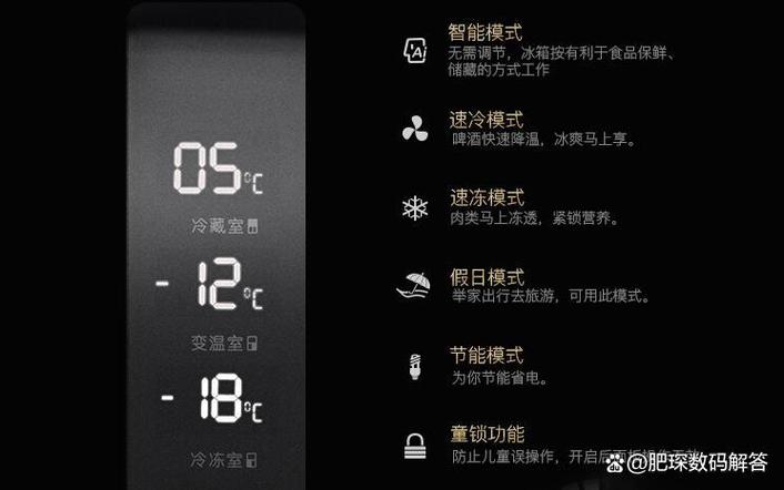 海尔冰箱如何调节冷藏室温度图标