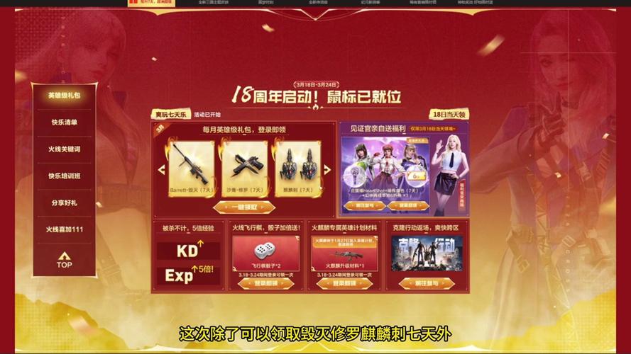 穿越火线会员活动