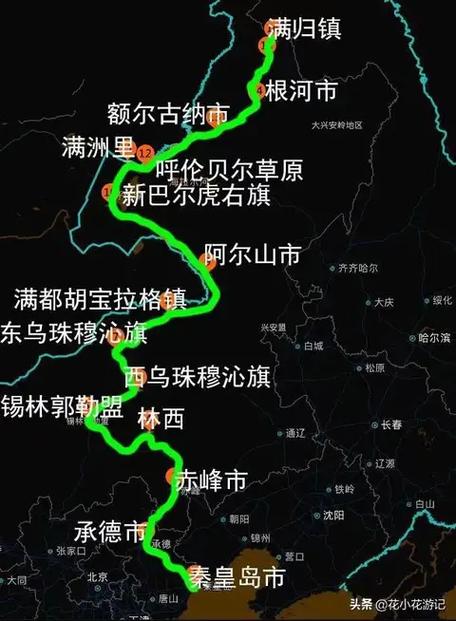 哈尔滨到木兰路线