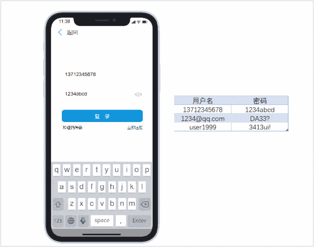 请将app显示的动态密码填入框中