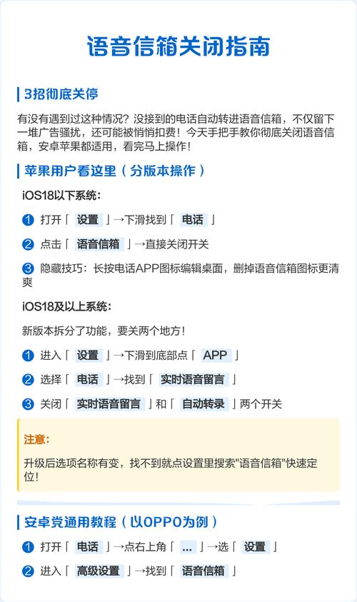 语音信箱取消方法